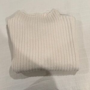 Francesca's Collections Cream Turtleneck Sweater